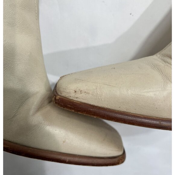 Alohas East Boots in Ivory Leather - Picture 7 of 12